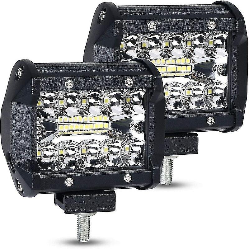 2pcs 60w Floodlight Led Work Light, Floodlight Combo Fog Light Driving Lamp, Led Headlight Long Rang