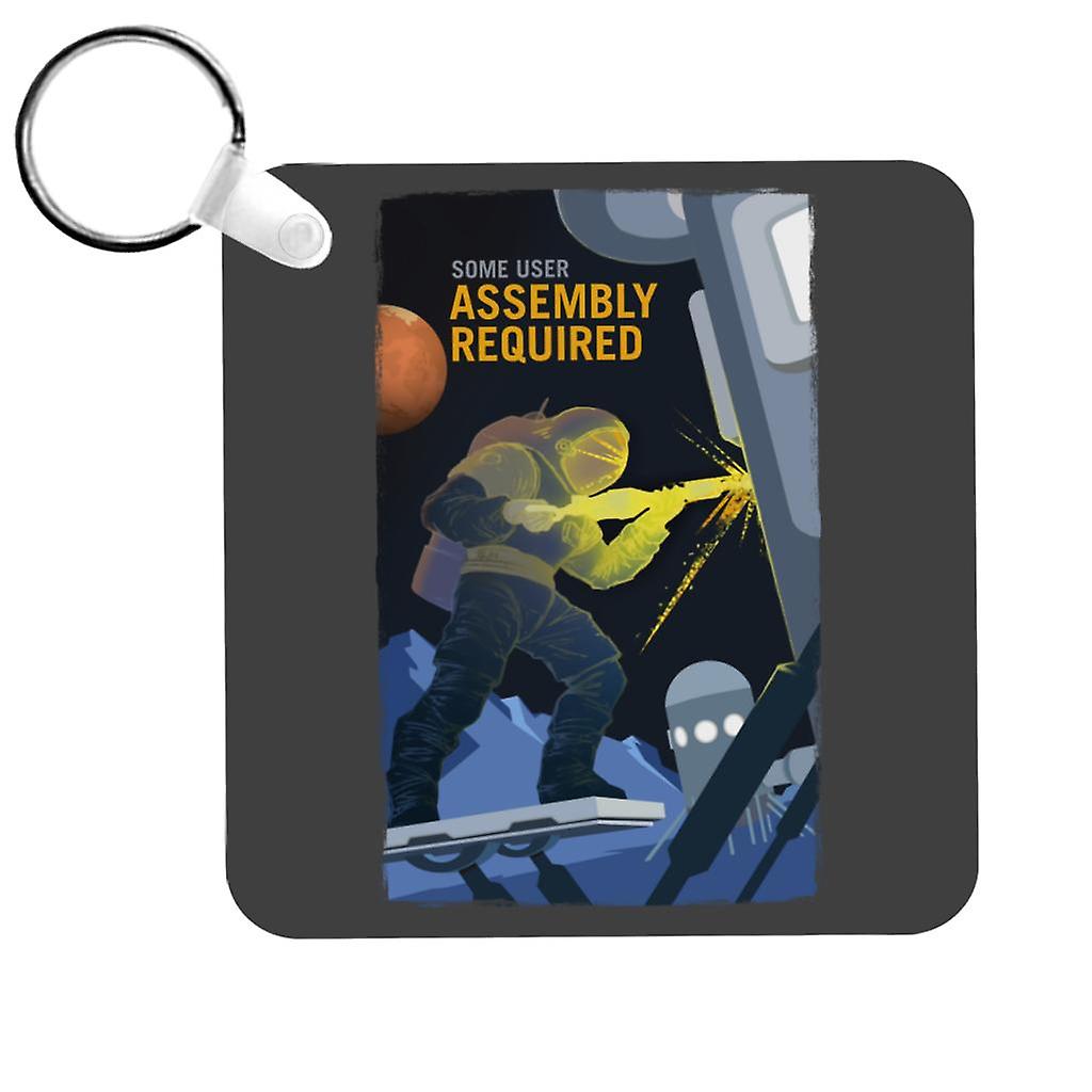 NASA Some User Assembly Required Keyring