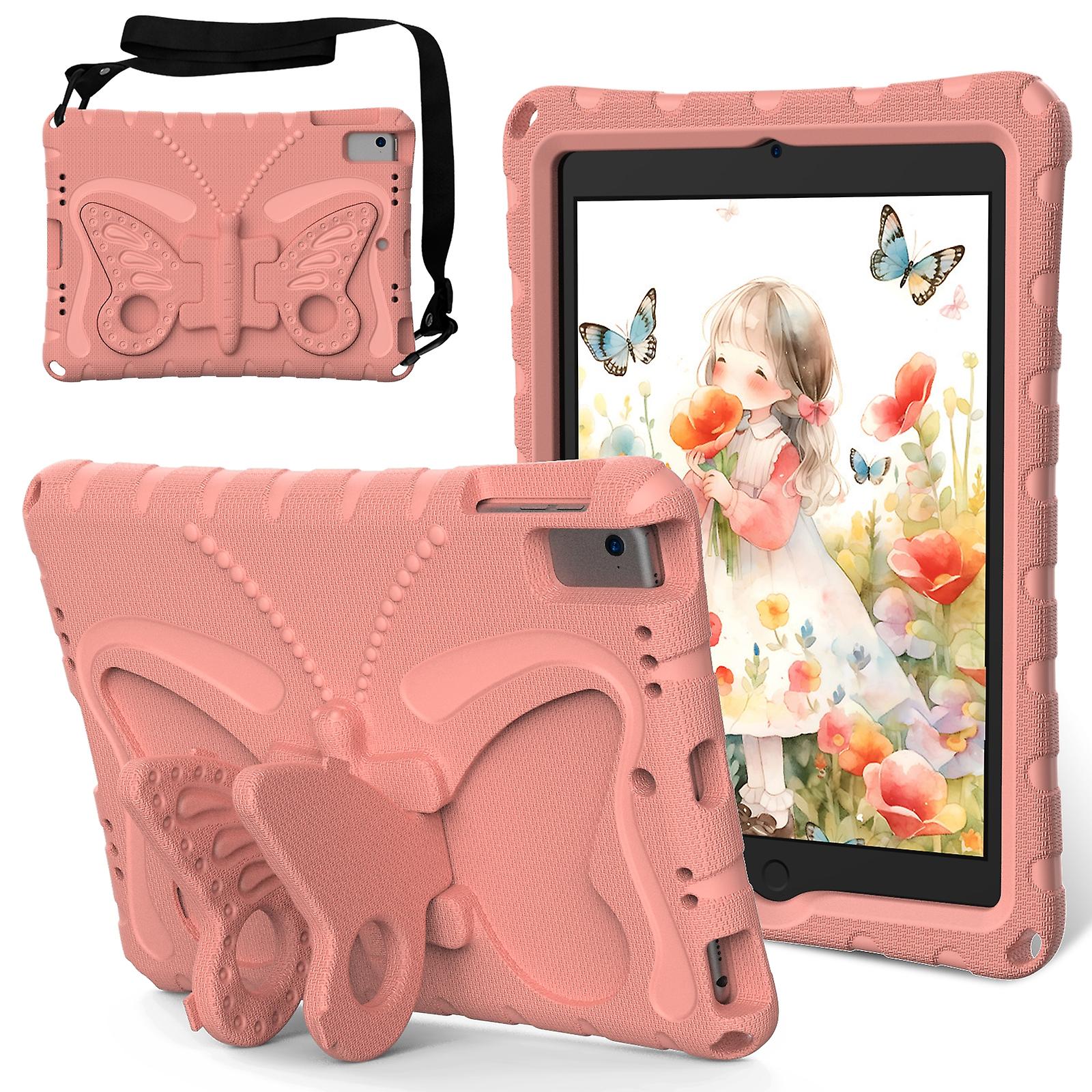 For iPad Air 1/2 / 9.7 2018/2017 Butterfly Bracket EVA Shockproof Tablet Case