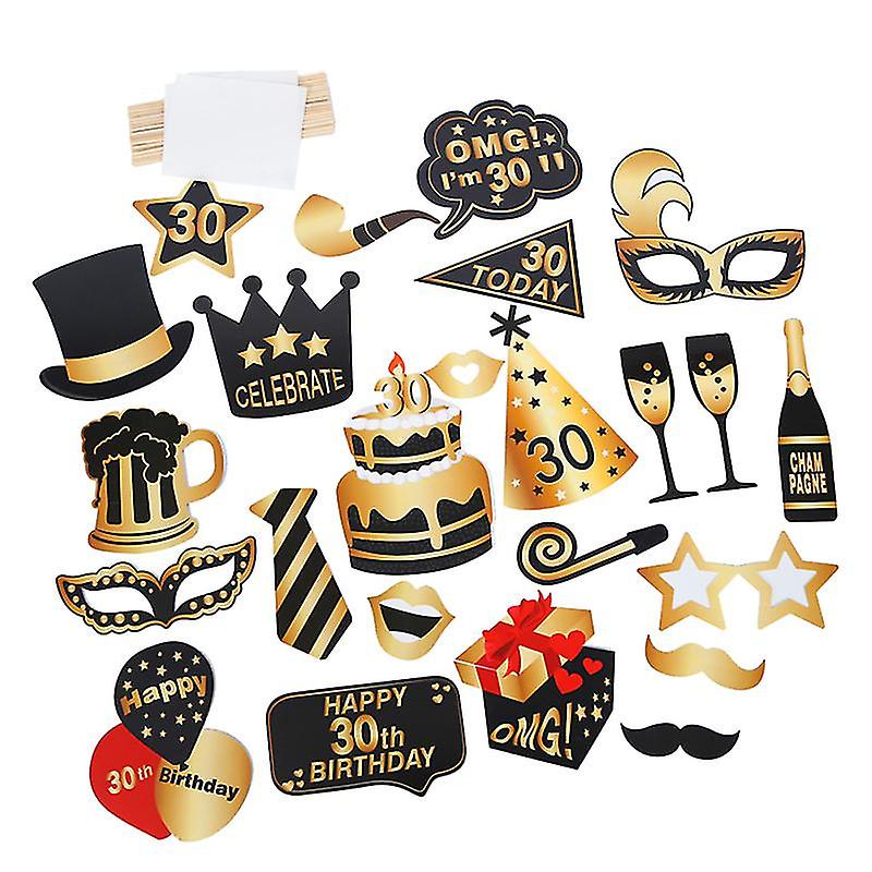 26pcs Birthday Photo Props