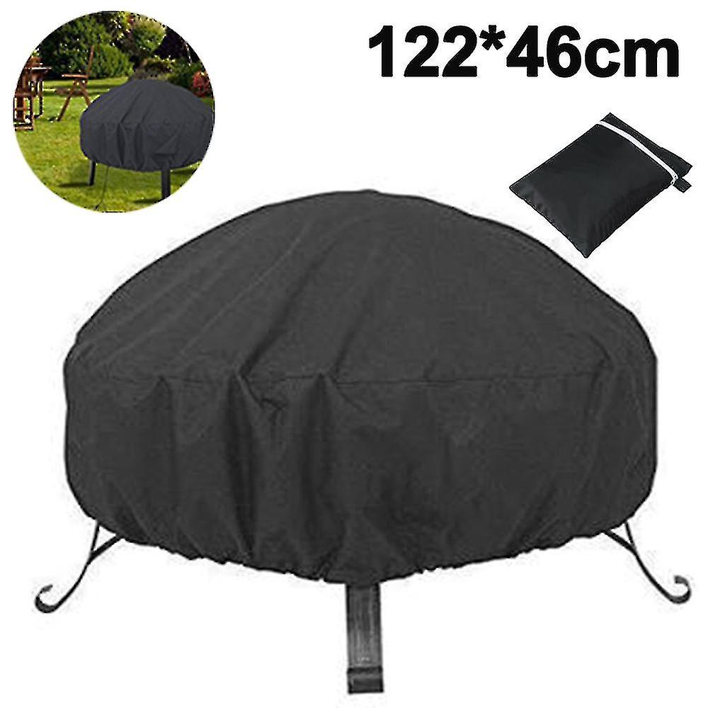 Protective Cover For Round Fire Bowl, Waterproof