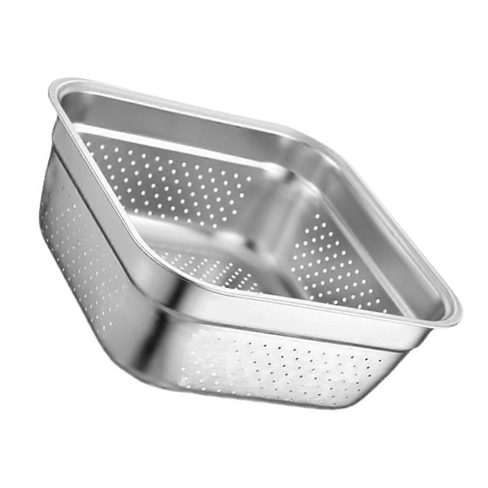 Stainless Steel Colander Large Capacity Basin Washing Vegetables Basin ...