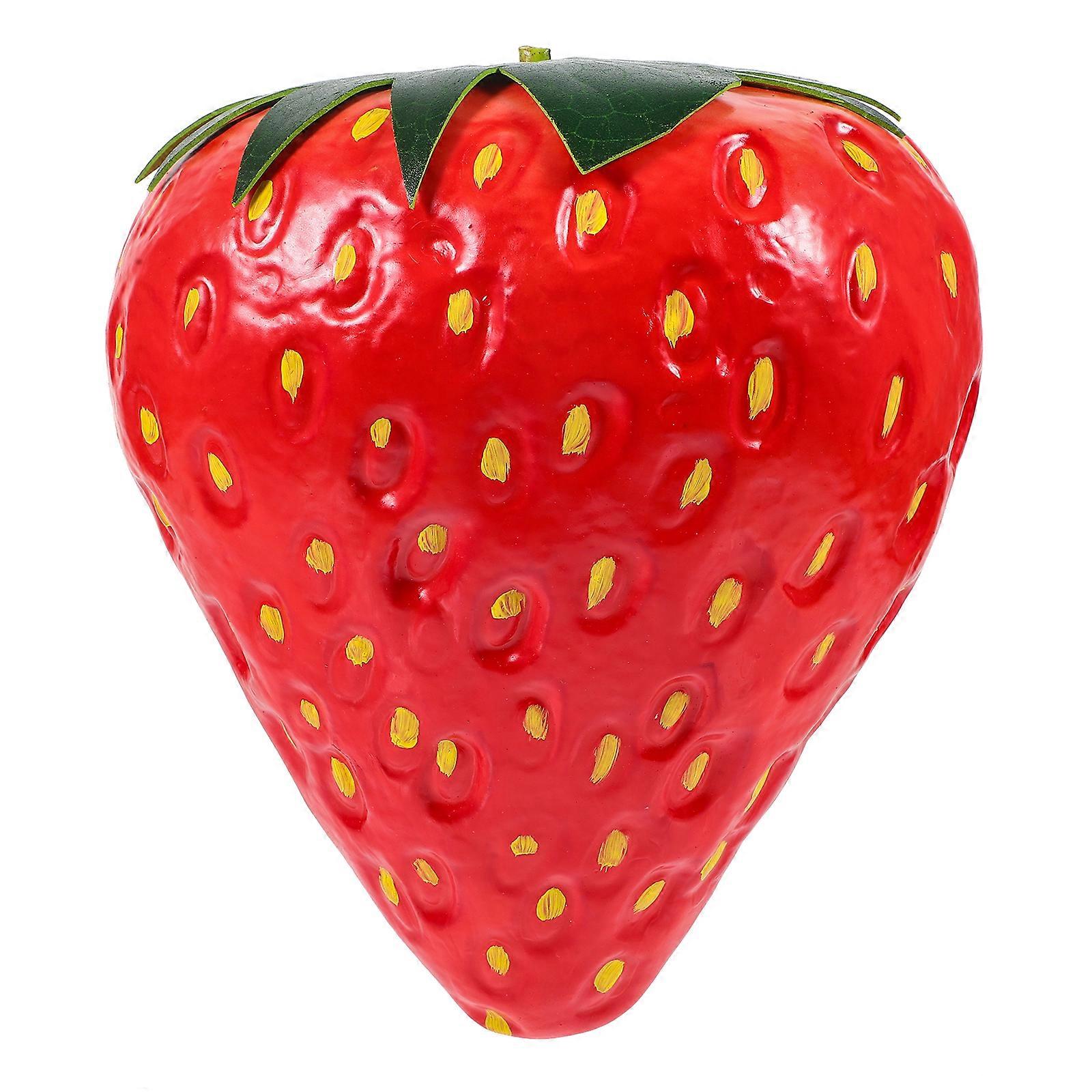 Artificial Strawberry Lifelike Simulation Extra Large Strawberry Decoration Fake Fruit Store Decor
