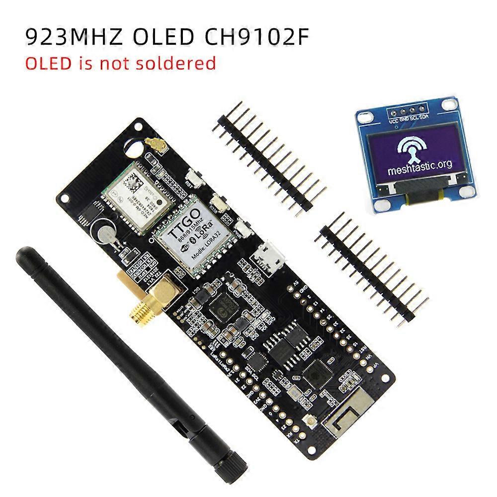  Ttgo Meshtastic T-beam V1.1 Esp32 Lora Development Board 433mhz 868mhz 915mhz 923mhz Wifi Bluetooth Gps Oled Display
