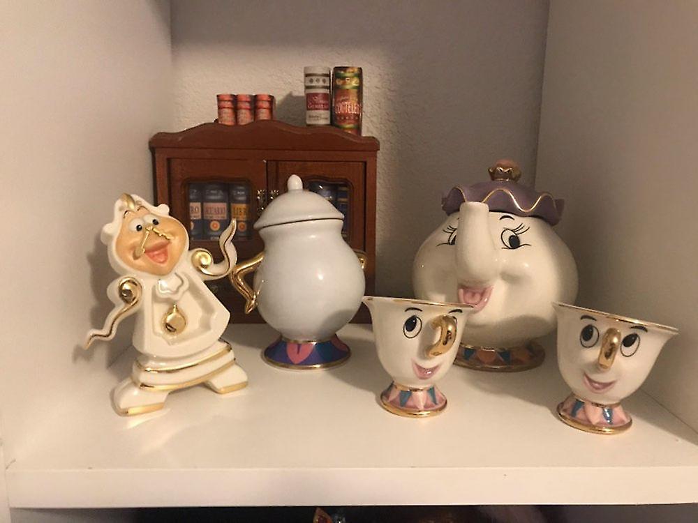 Cartoon Beauty And The Beast Teapot Mug, Chip Tea Pot