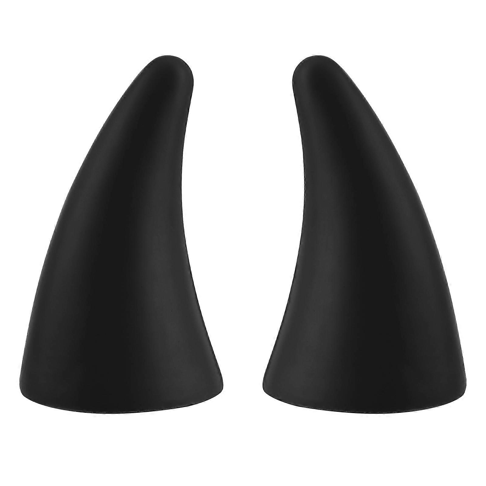 2 Pcs Car Styling Devil Horns Sticker Bumper Protector Automobile Decoration