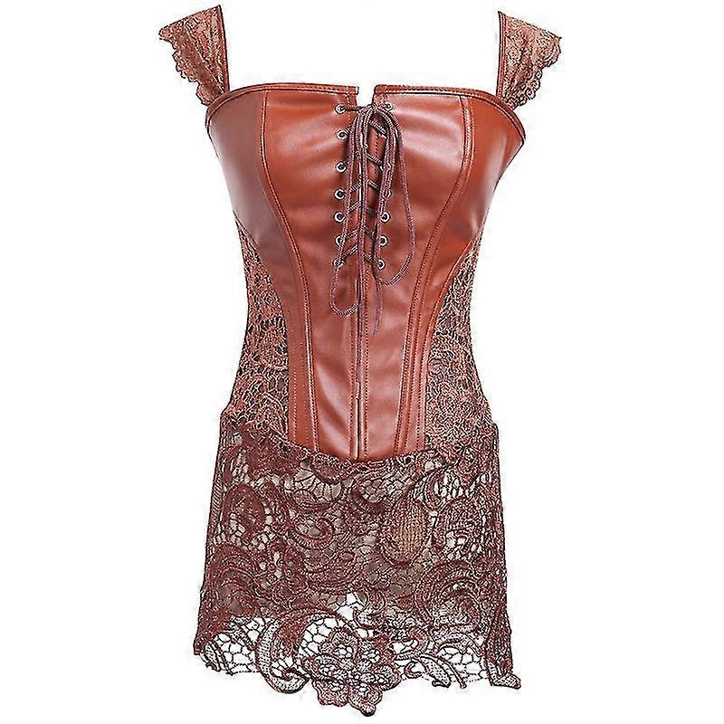 Kvinner Shapewear Leatherette Full-breast Sexy