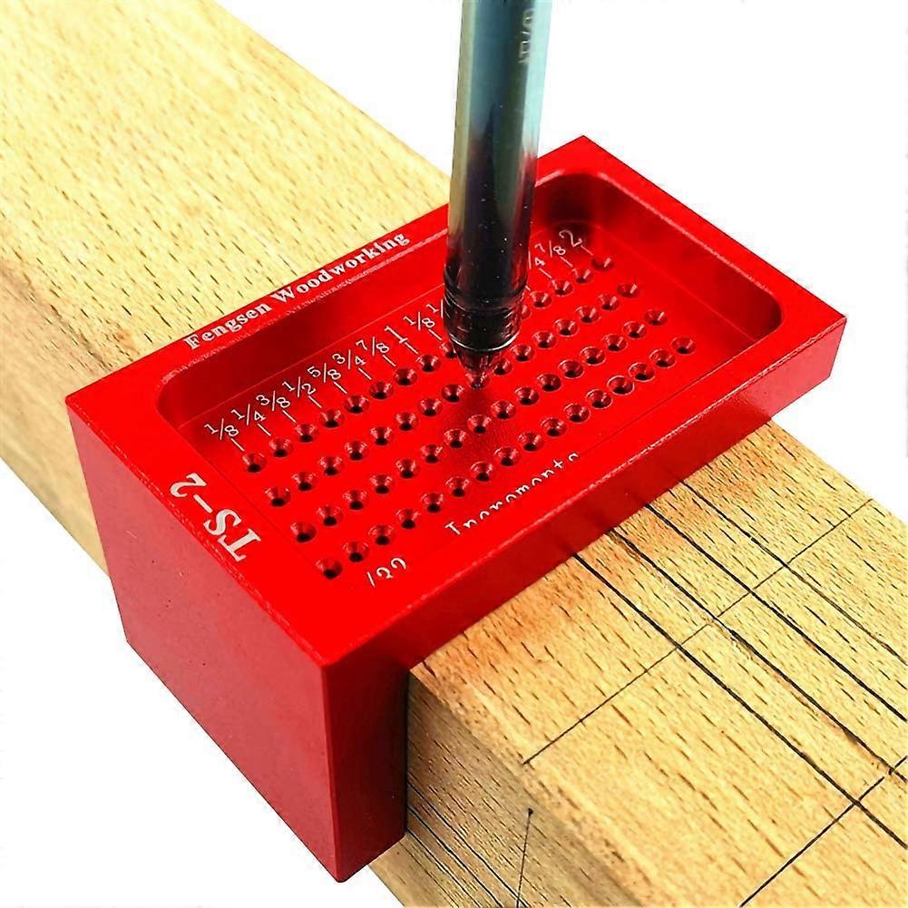 TS-2 Scriber Carpentry T Type Woodworking Marking Ruler Cross Hole Gauge