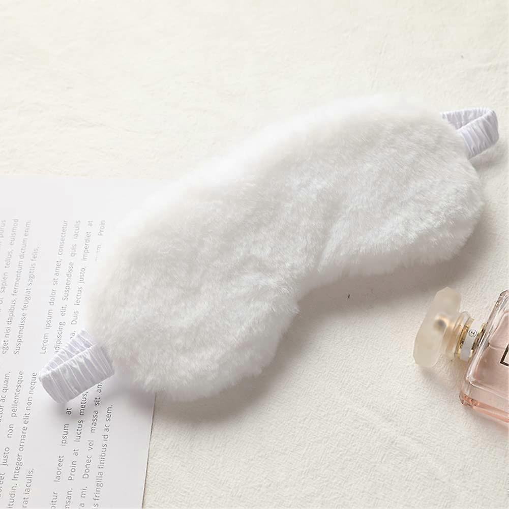 1 Pack Plush Sleep Eye Mask, Soft and Comfortable, Breathable Light Blocking Sleep Protector(Gray)