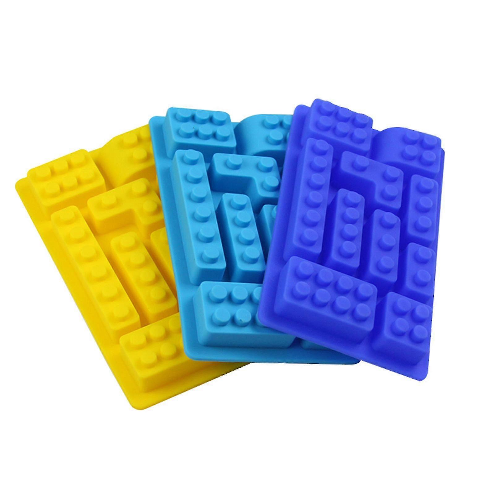 10 Small Rectangular Blocks Ice Tray Silicone Mold For Diy Kitchen Baking Mould
