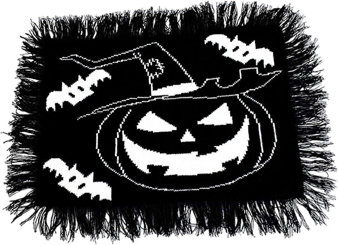 مفرش هالوين ، مقاوم للحرارة ، مقاوم للبقع ، غير قابل للانزلاق ، سهل التنظيف والتخزين ، لعيد الهالوين