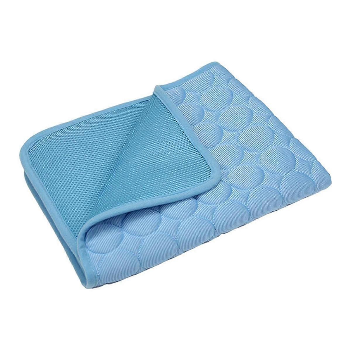 Pet Ice Mat Summer Cooling Pet Mat Breathable Ice Silk Pet Nest Supplies Dog Mat