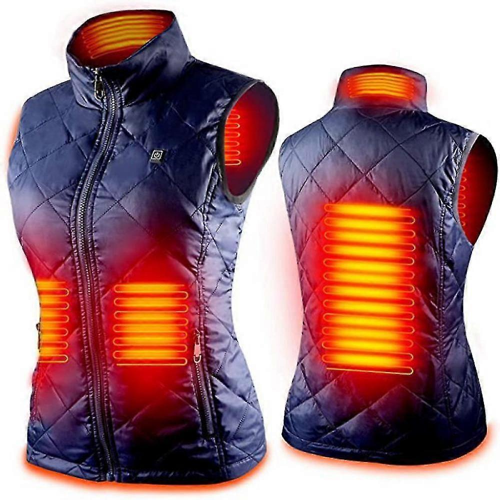Women's Heated Vest With 4 Heating Zones, Jacket