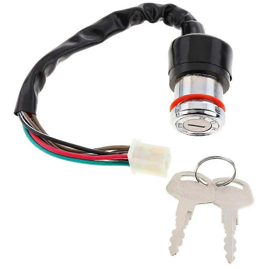 Black Metal Electric Ignition Key Switch for 125 Scooter