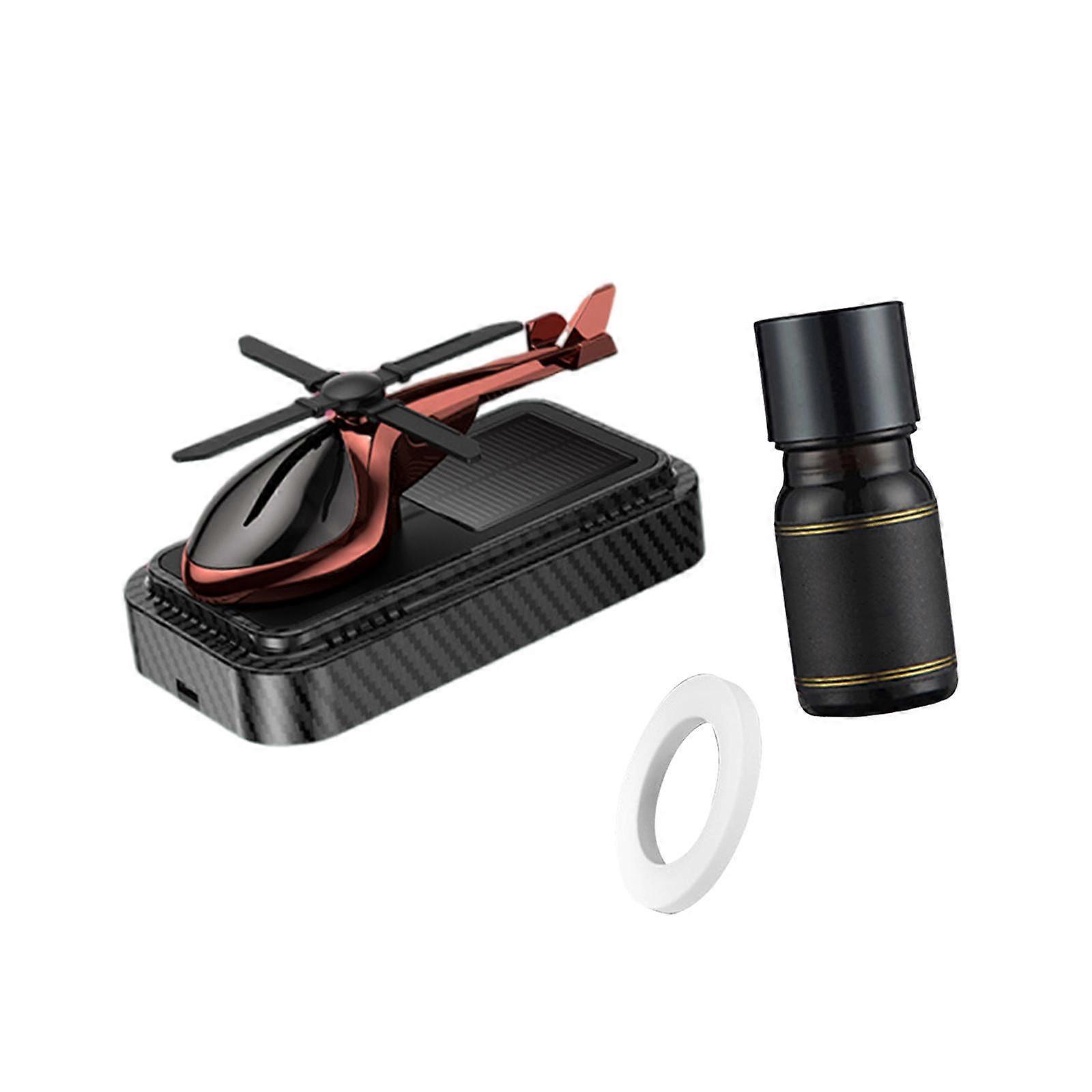 Solar Airplane Aroma Diffusers Ornament Mute Universal Essential Oil Diffusers Red