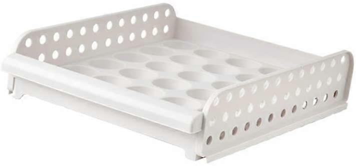 Plastic Fridge Egg Rack, Polypropylene, Single Layer, 33 * 26.5 * 14.3cm