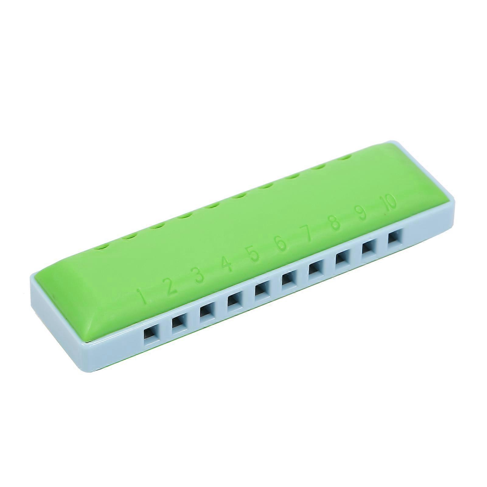 Harmonica Diatonic Blues Harmonica 10 Holes Blues Harp Mouth Organ Harmonica Resin Shell For Kids Adults and Beginners