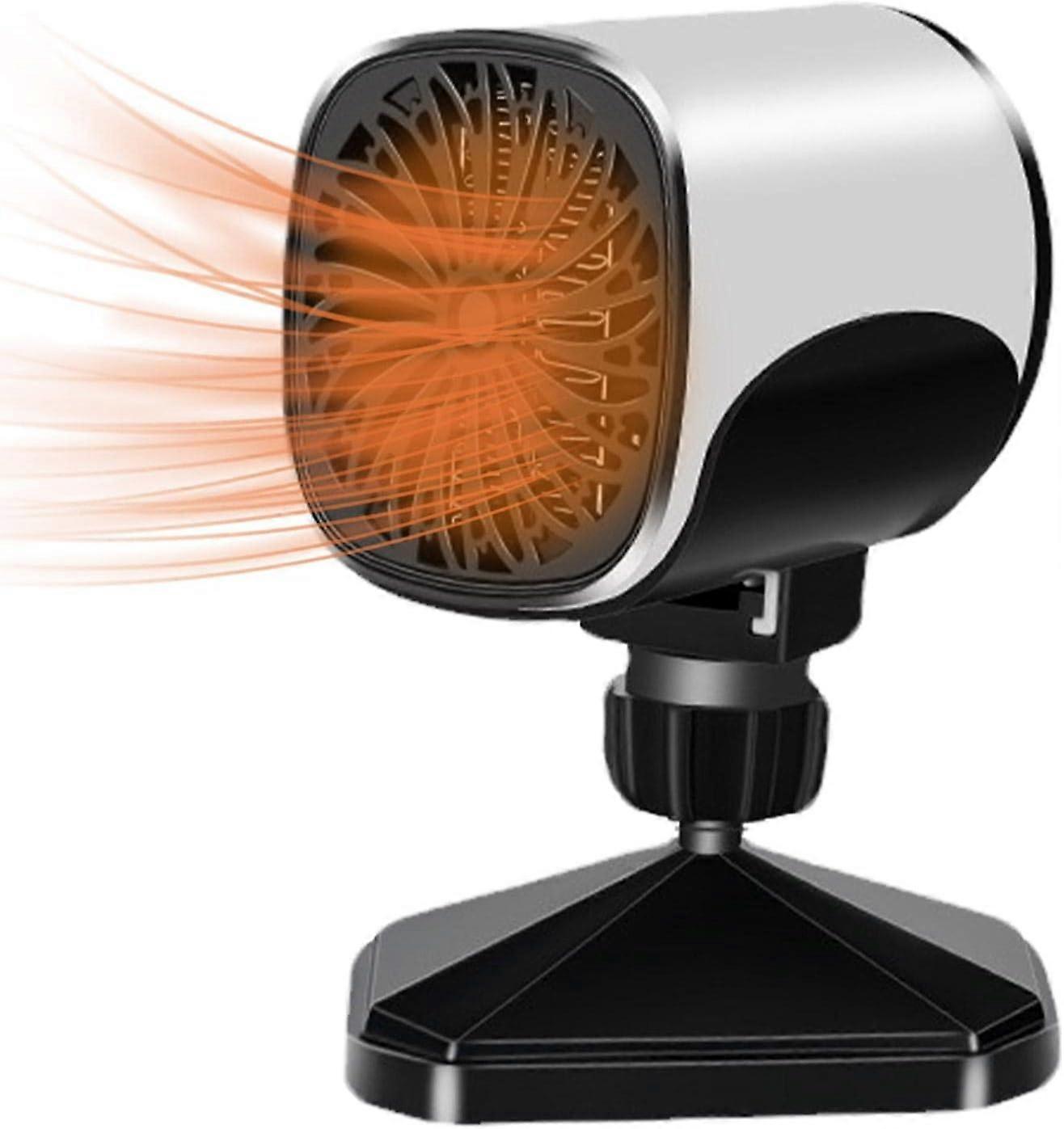 Mini Heater, Energy Saving Fan Heater, USB Rotating Electric Air Heater Fan, with 360 Degree Rotating Bracket Quiet Economical Space Heater,2024 Ping