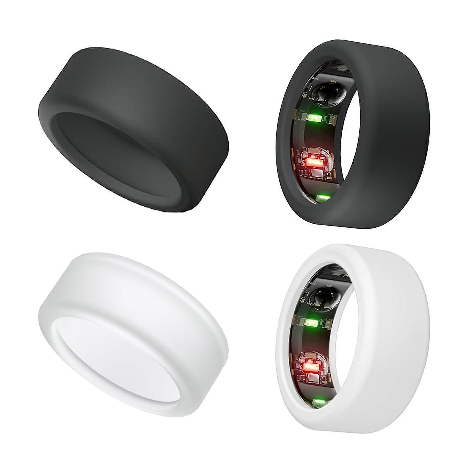 Protector for Oura Ring, 4PCS Silicone Ring Cover Compatible with Oura Ring, Elastic Case for Oura Ring Gen 3 Working Out 2024 New