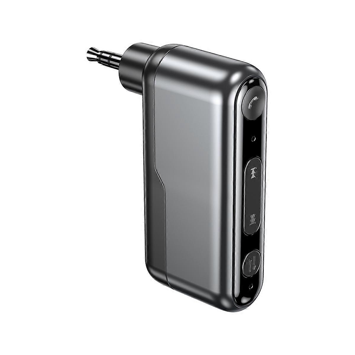 Bluetooth 5.3 Car AUX Adapter Wireless Audio Receiver Music/Hands-Free Call 3.5mm AUX Adapter for C