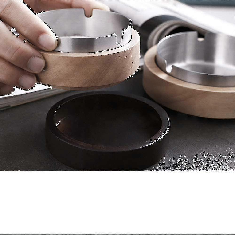 Windproof Ash Tray For Weed With Lid-large,cigarette Ashtray Wood