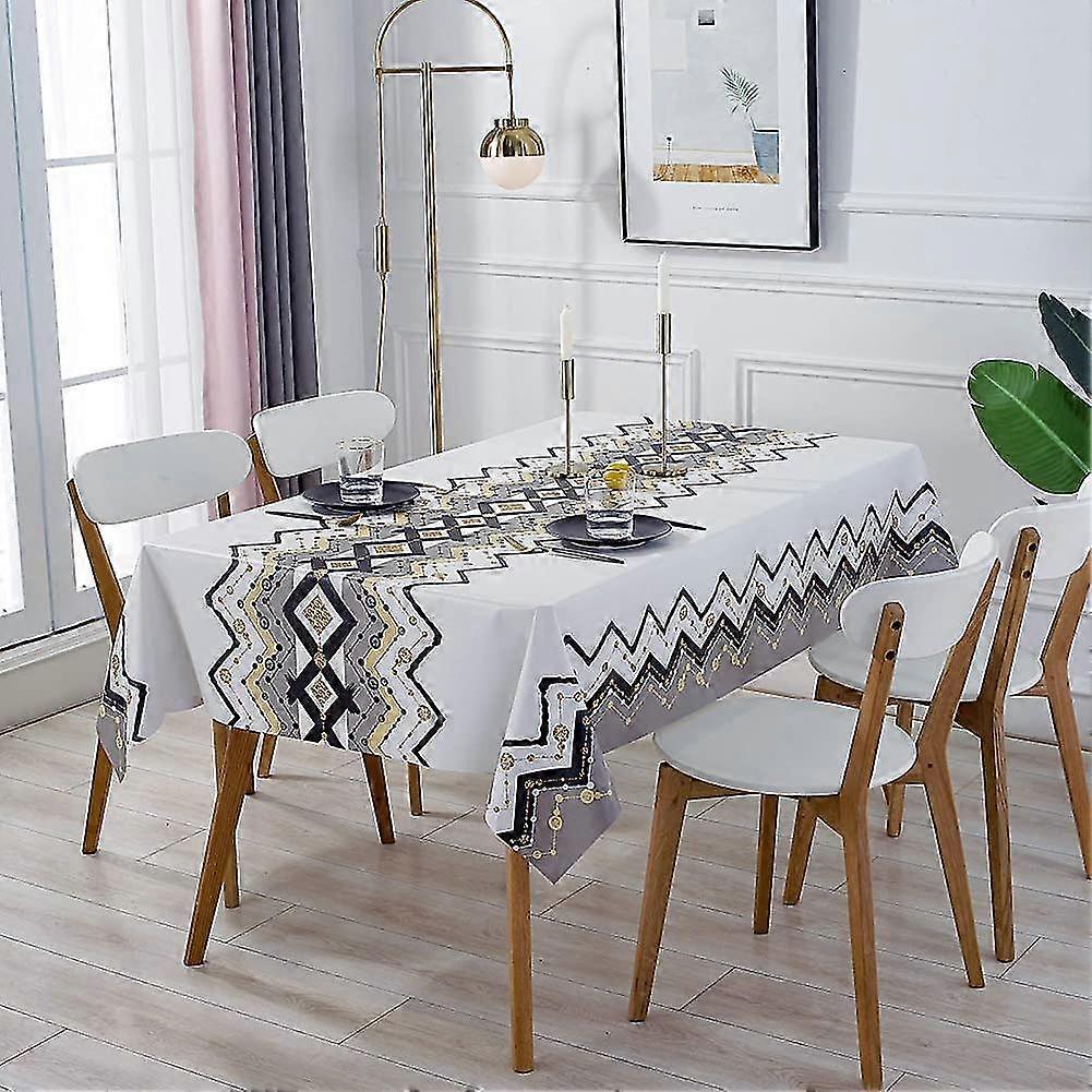 Rectangular Stain Proof Tablecloth, Waterproof Table Cloth, 140 X 200cm Pvc