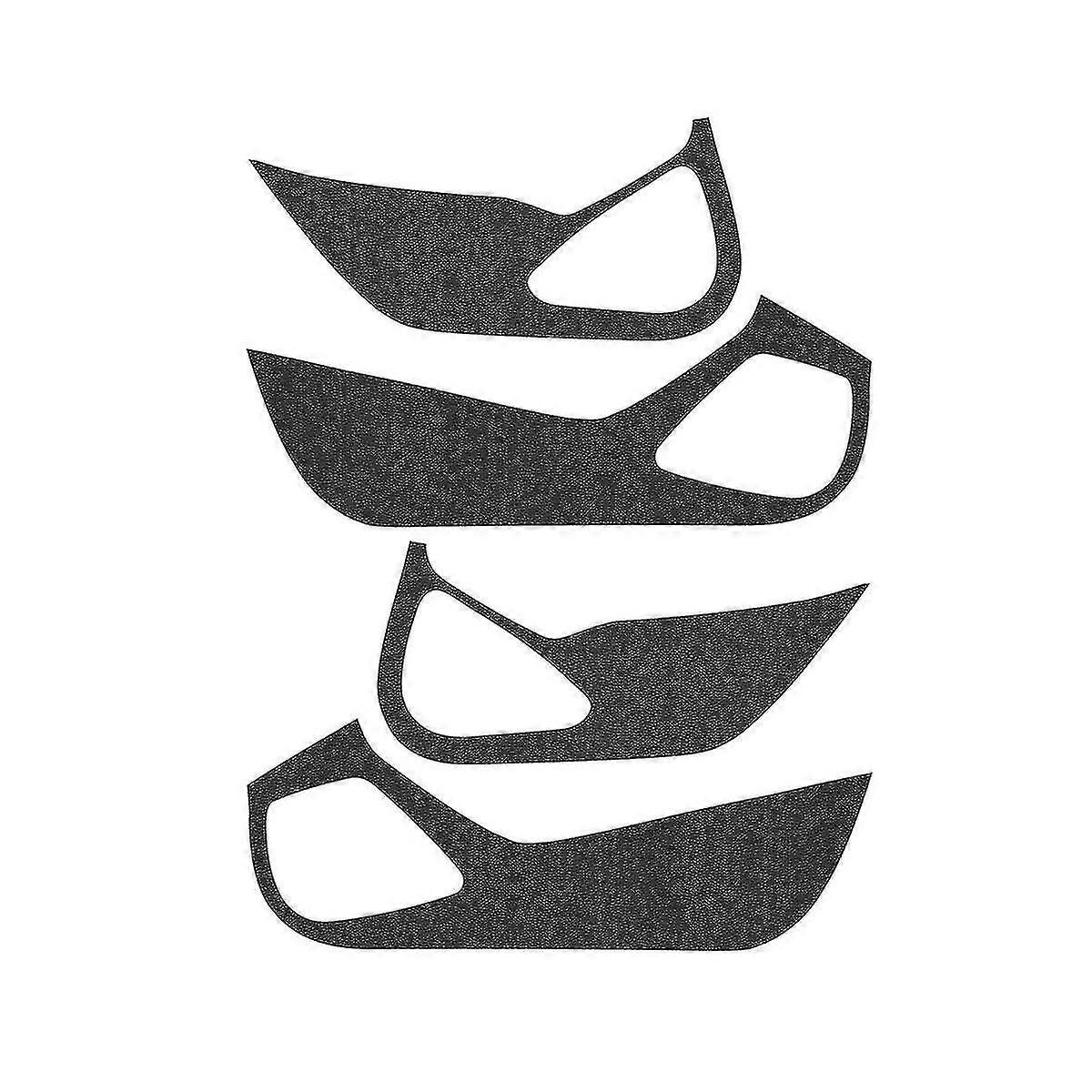 Dörrskydd i litchiläder, dörrplanka, anti-pudding, smutsig matta för 2022+, högerstyrd