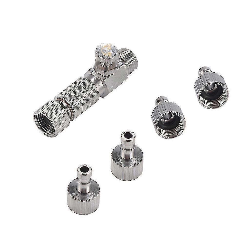 Airbrush Quick Release Coupling Disconnect Adapter With 1/8" Plug Fitting Part5pcs