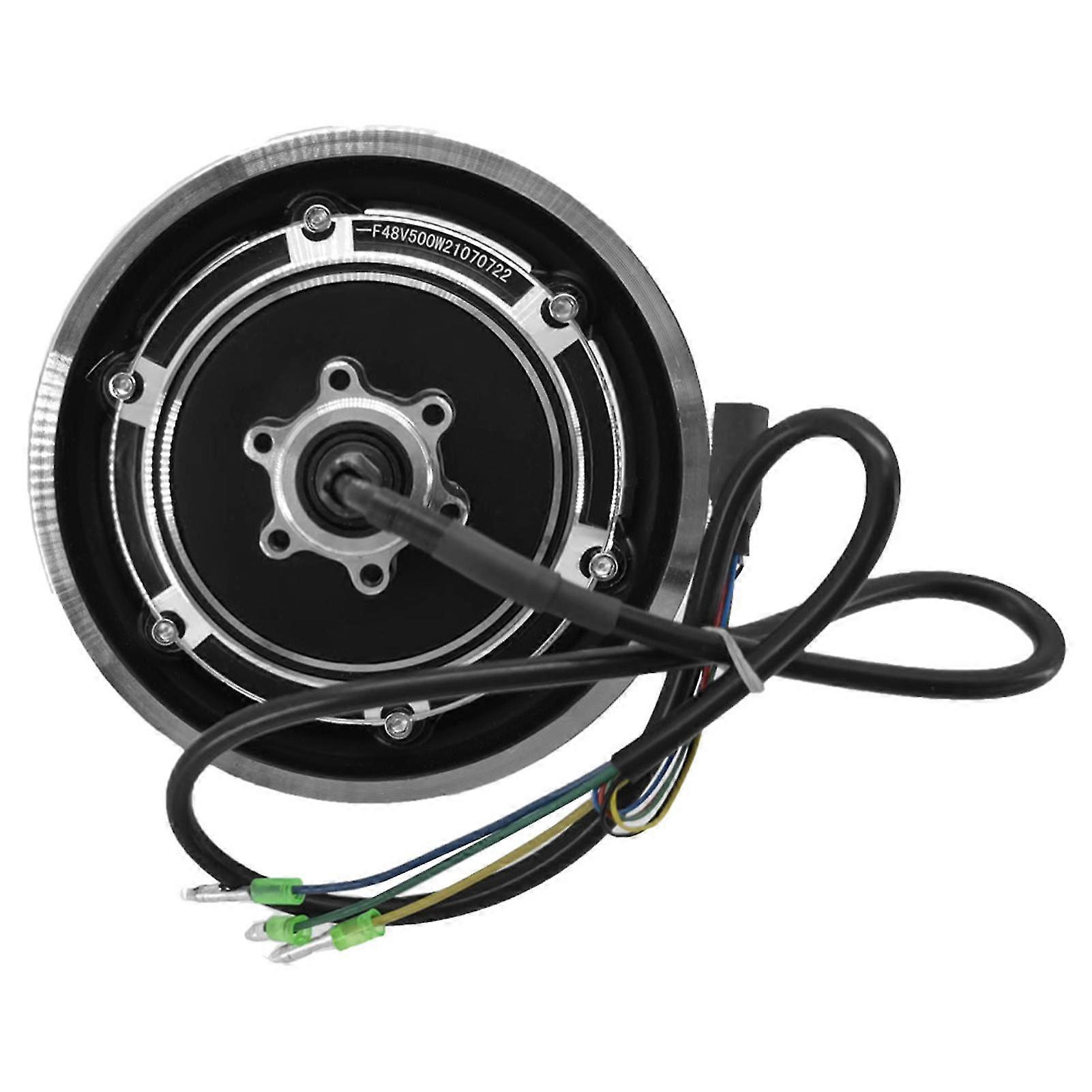 10 '' מנוע רכזת קורקינט חשמלי 48v 500w ללא מברשות דיס בלם מנוע רכזת e החלפת מנוע אופניים לקוגו M4 / M4 Pro מתקפל קורקינט חשמלי E-scoo