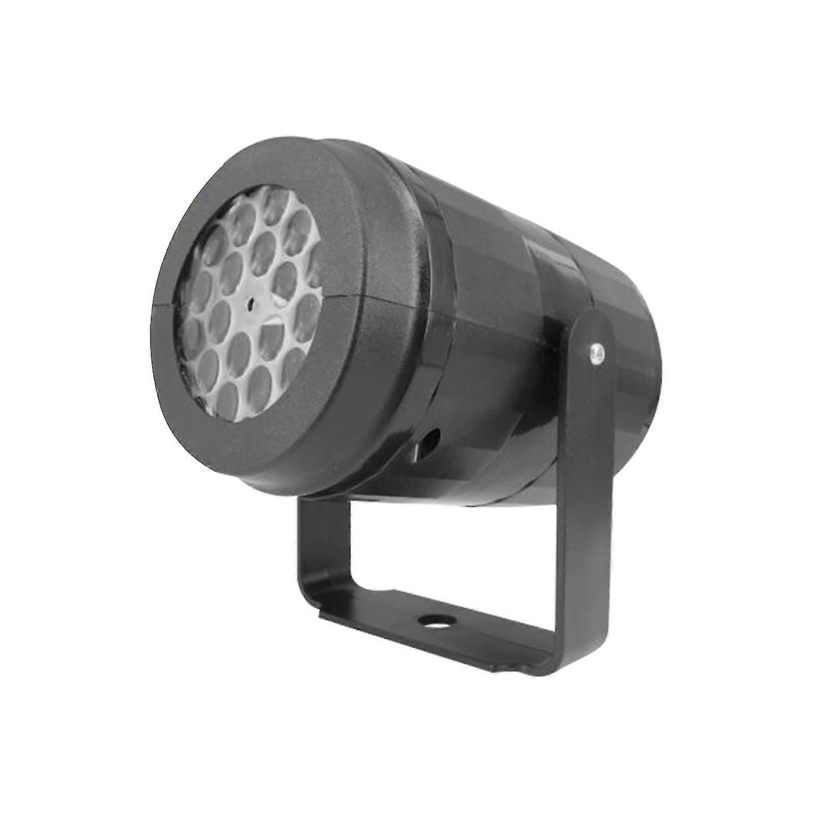 Led Christmas Snow Light White Snowflake Rotating Projection Light Stage Light