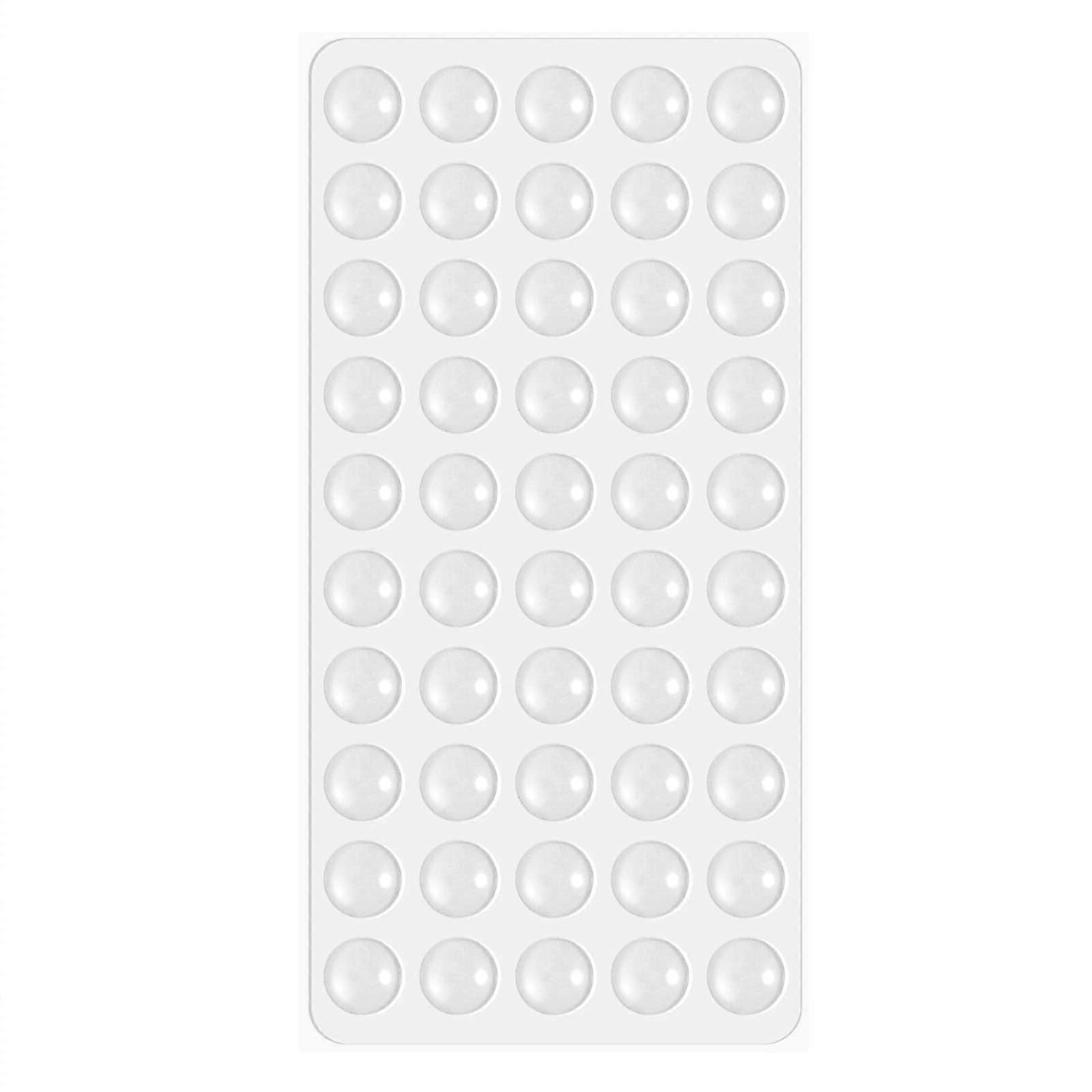 100-Pack Self-Adhesive Rubber Bumper Feet – 0.5 X 0.14 Inch Cylindrical Black (with Sample) - View #6