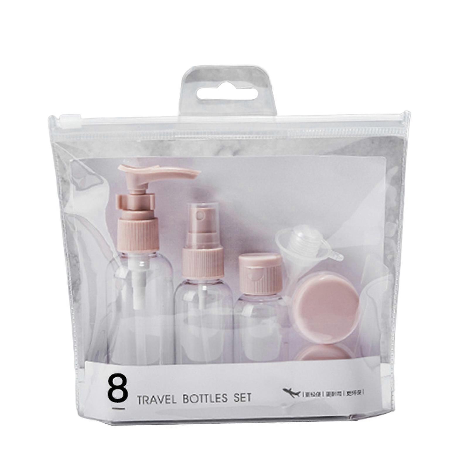 1 Set Spray Bottle Set Portable Transparent Lotion Cream Spray Empty Bottle Travel Supply KAESI