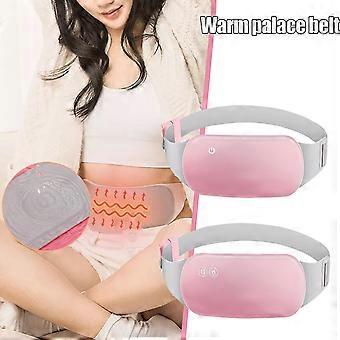 Menstrual Heating Pad Warm Palace Hot Waist Belt Relieve Menstrual Pain Hot Compress Massager For Woman Girl Belly