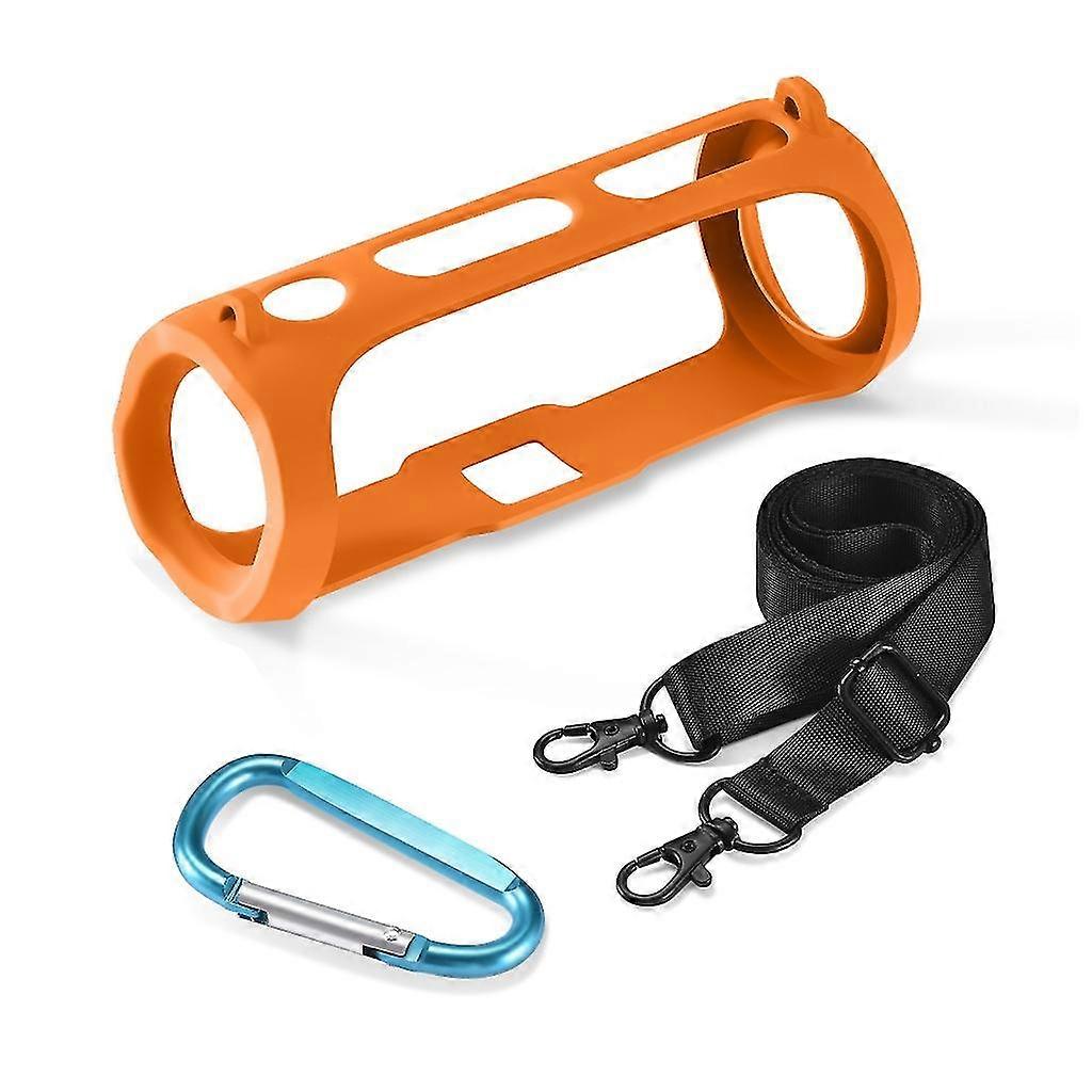 Speaker Silicone Cover Portable Protective Case compatible with Jbl Flip Essential 2-sy