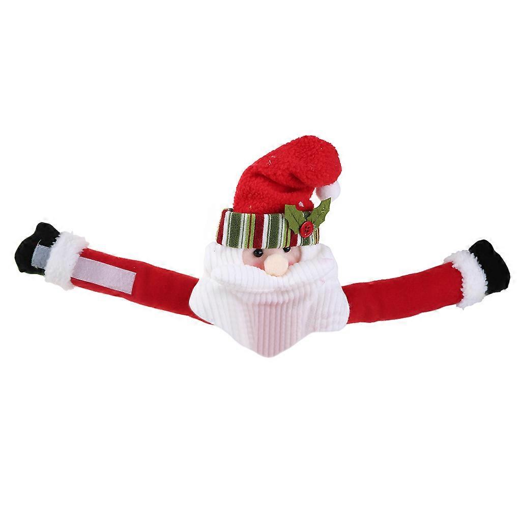 unbrand Rideau de Noël boucle Père Noël bonhomme de neige rideau embrasse support retenir attache po