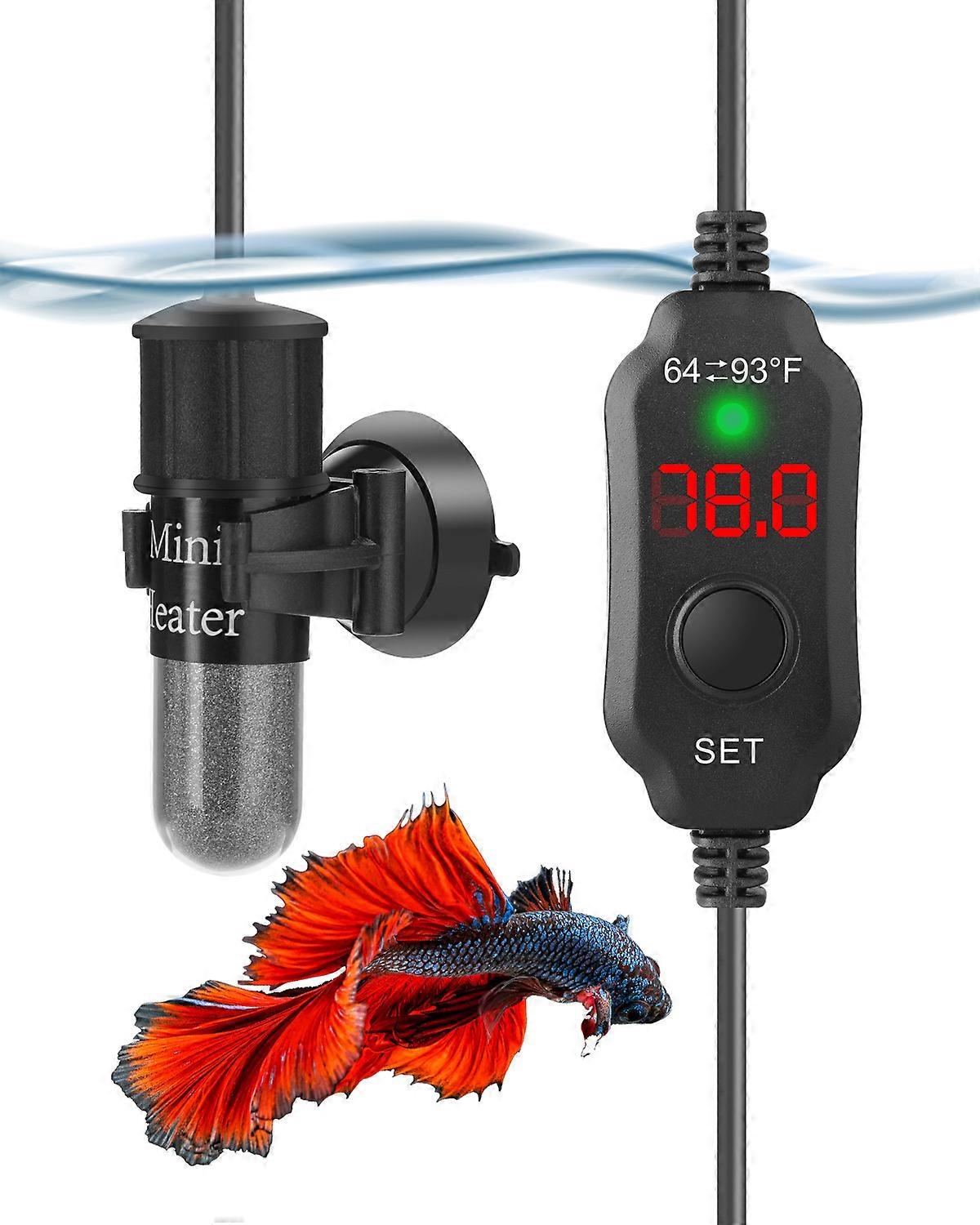 Fish Tank Heater Heating Rod LED Temperature Controller Turtle Tank Heater