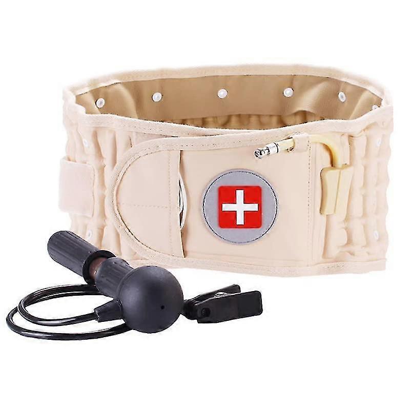 Ceinture de décompression du dos Support lombaire pour le soulagement des maux de dos - Dispositif de traction du bas du dos pour les femmes Hommes Taille unique 29-49 Taille