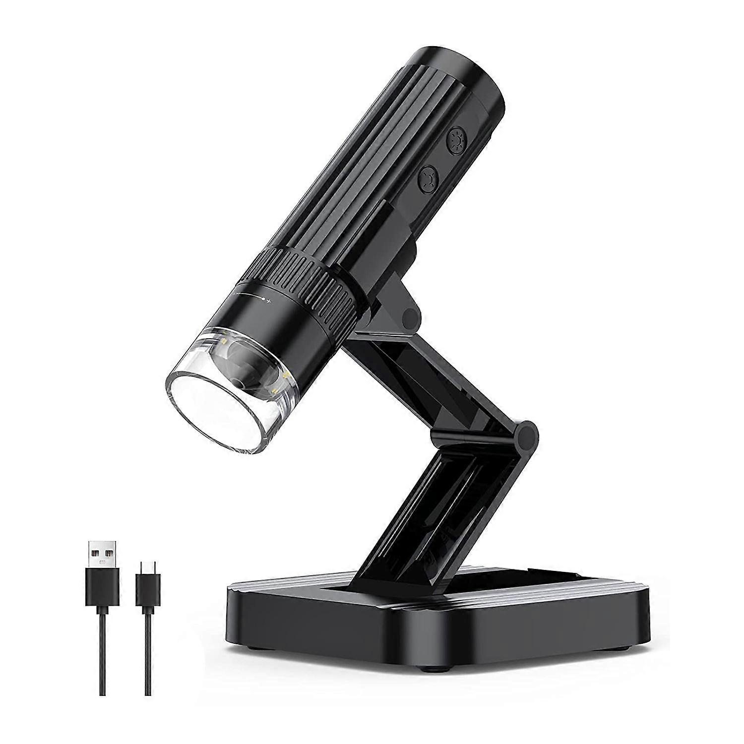 Wireless Digital Microscope 50X-1000X Magnification WiFi USB Handheld Portable Mini Microscope Came
