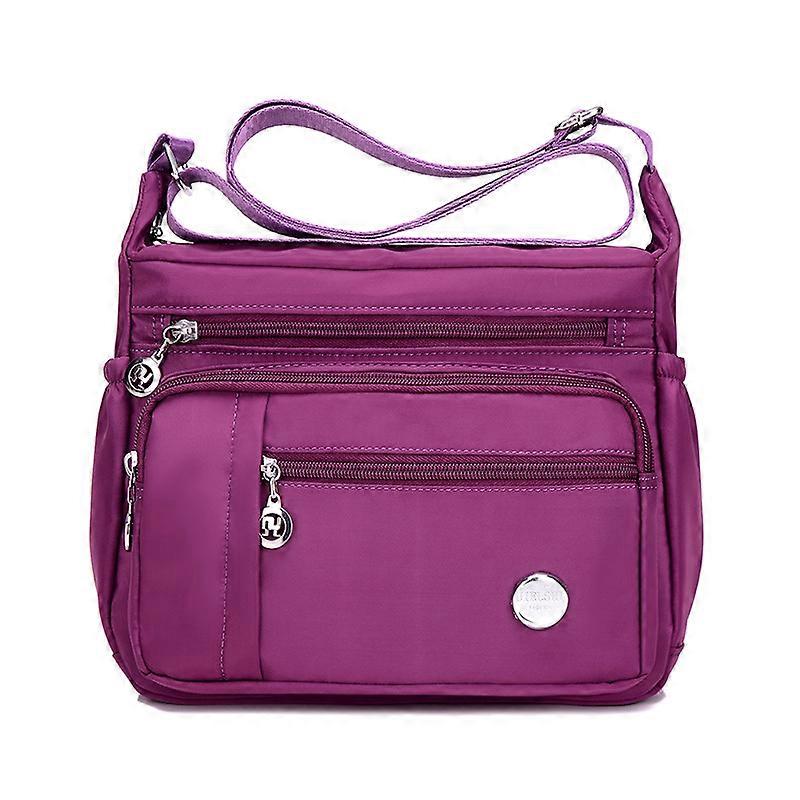 Women's handbag satchel large - purple