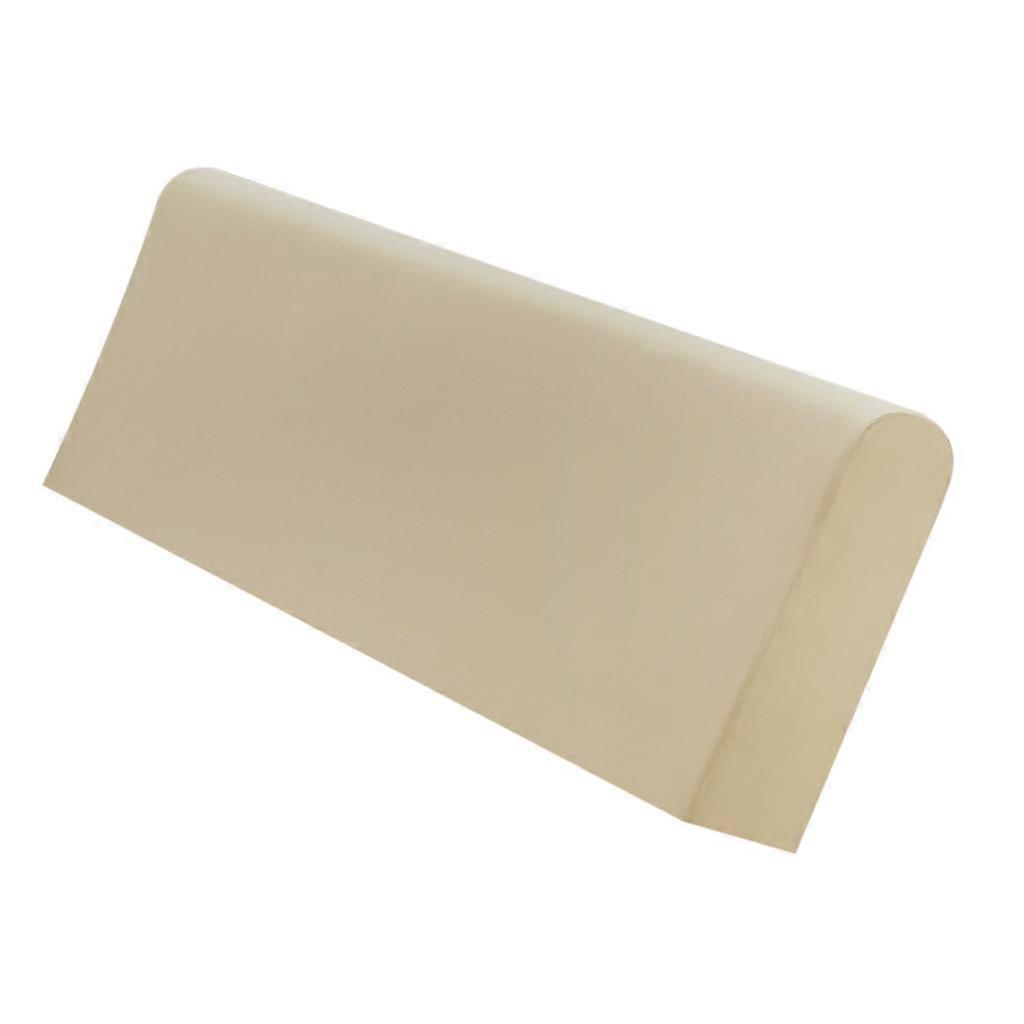 Dustproof Stretchable Bedroom Bed Headboard Cover Protector - Champagne, as described