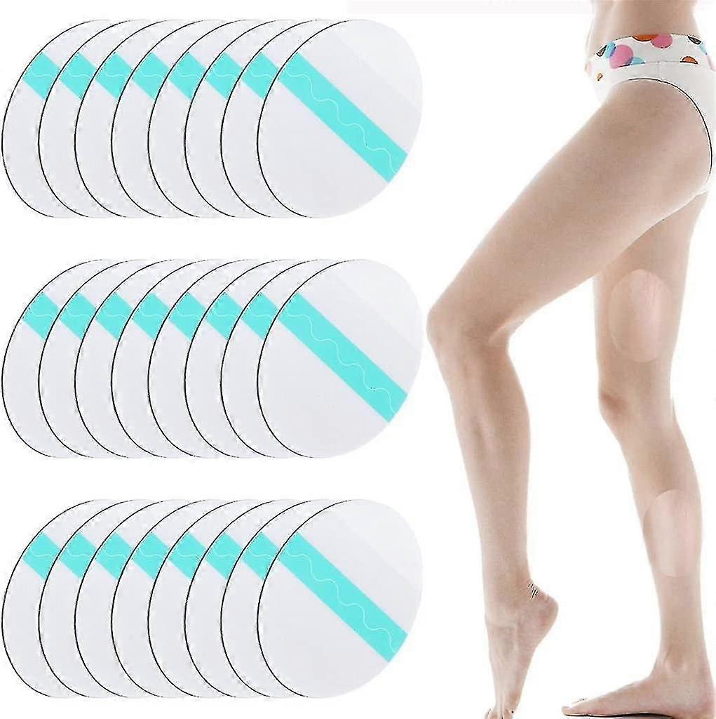 24pcs ταινίες μηρών αόρατη ταινία κατά της τριβής μηρών, anti-chafing αυτοκόλλητη πάστα για τους εσωτερικούς σαφείς μηρούς ζώνες μίας χρήσης σώμα αντι-τριβή μαξιλάρια
