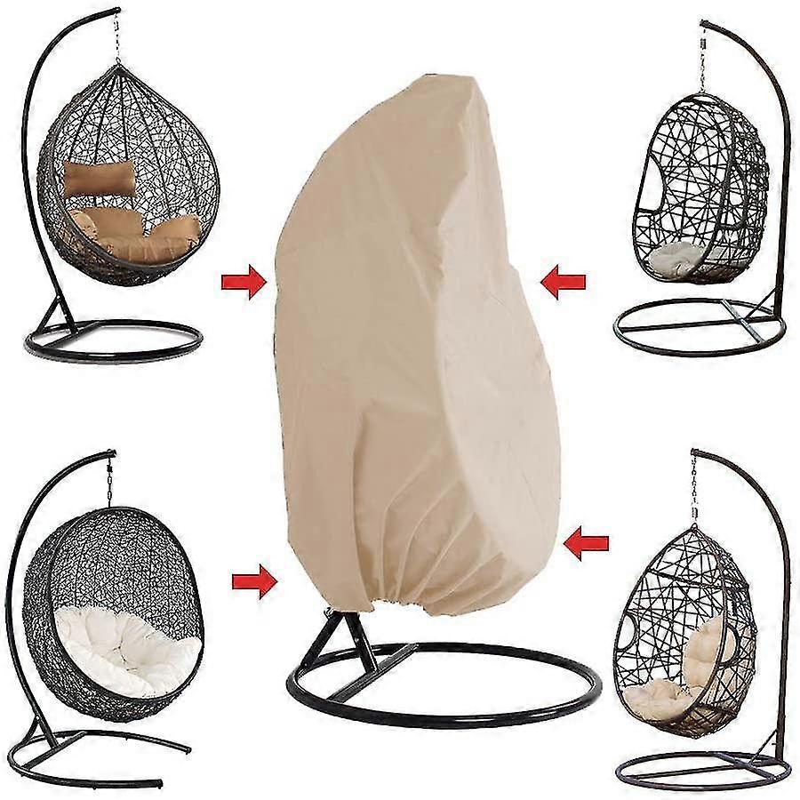 ハンギングチェア / スイングチェア / ハンギングバスケット - ガーデンラタンウィッカーハンギングチェア防水家具保護カバー - オックスフォード210dファブリックとPvc C