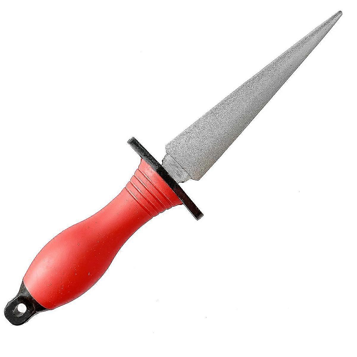 Double Sided - Diamond Coated With Soft Handle, Knife Sharpener, Garden Tool, Shear Sharpening Tool + Ax Sharpener, Blade Sharpener, Garden Tool Sharp