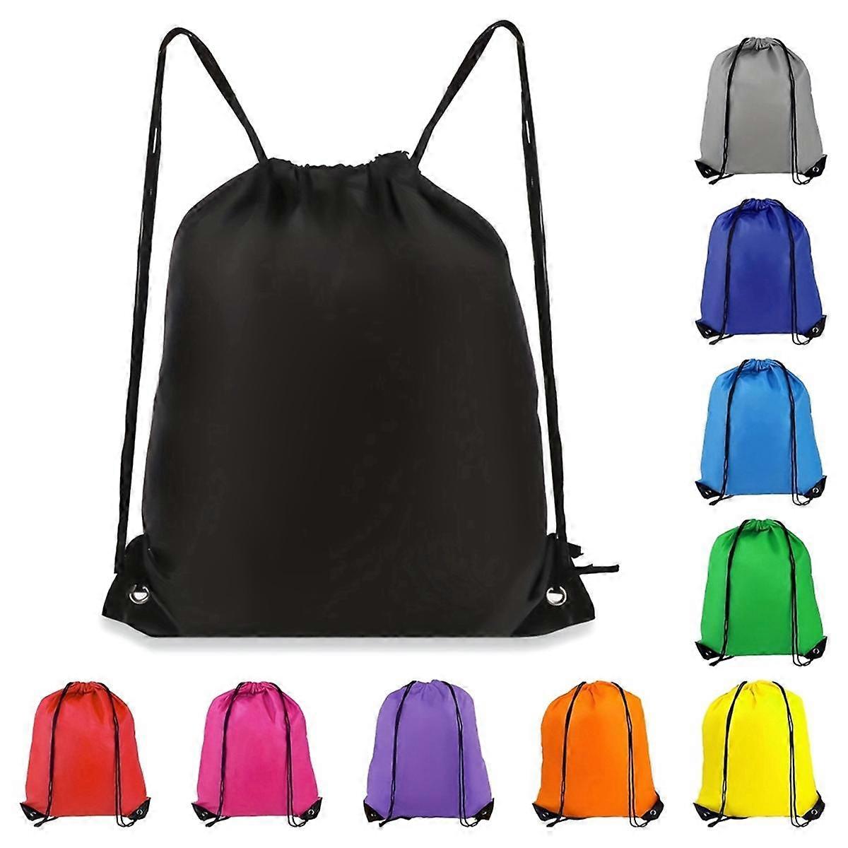 Drawstring Backpack 10 Colors Drawstring Bags, Draw String Back Bag Drawstring Bags for Gym, Travel