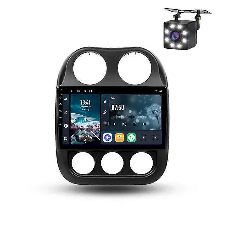 Android 14 Car Radio For Jeep Compass 1 MK 2009 - 2015 Auto Multimedia Player