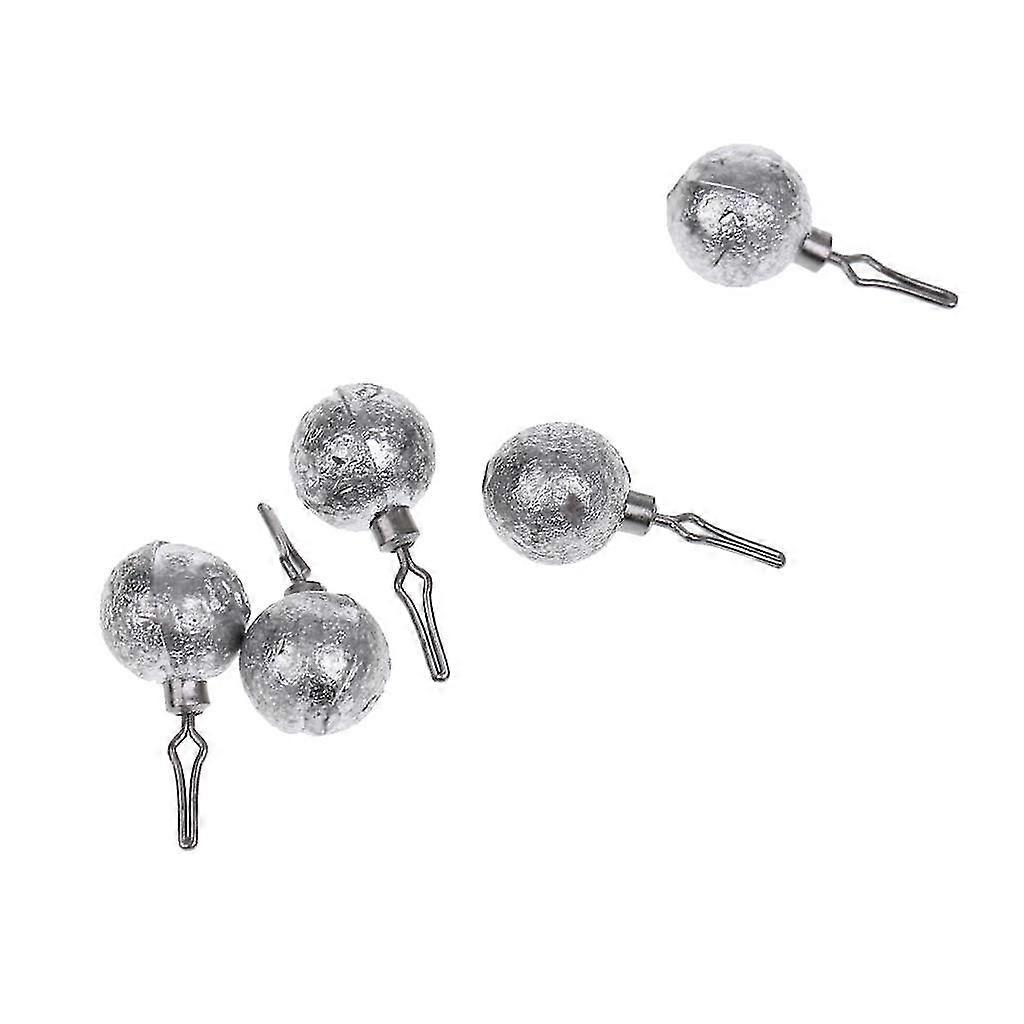 Lead Fishing Sinkers Lead Round Balls Weights Quick Insert Lead Sinker 3.5g