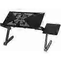 Bureau d'ordinateur flexible Table 360 degrs rglable portable - Noir