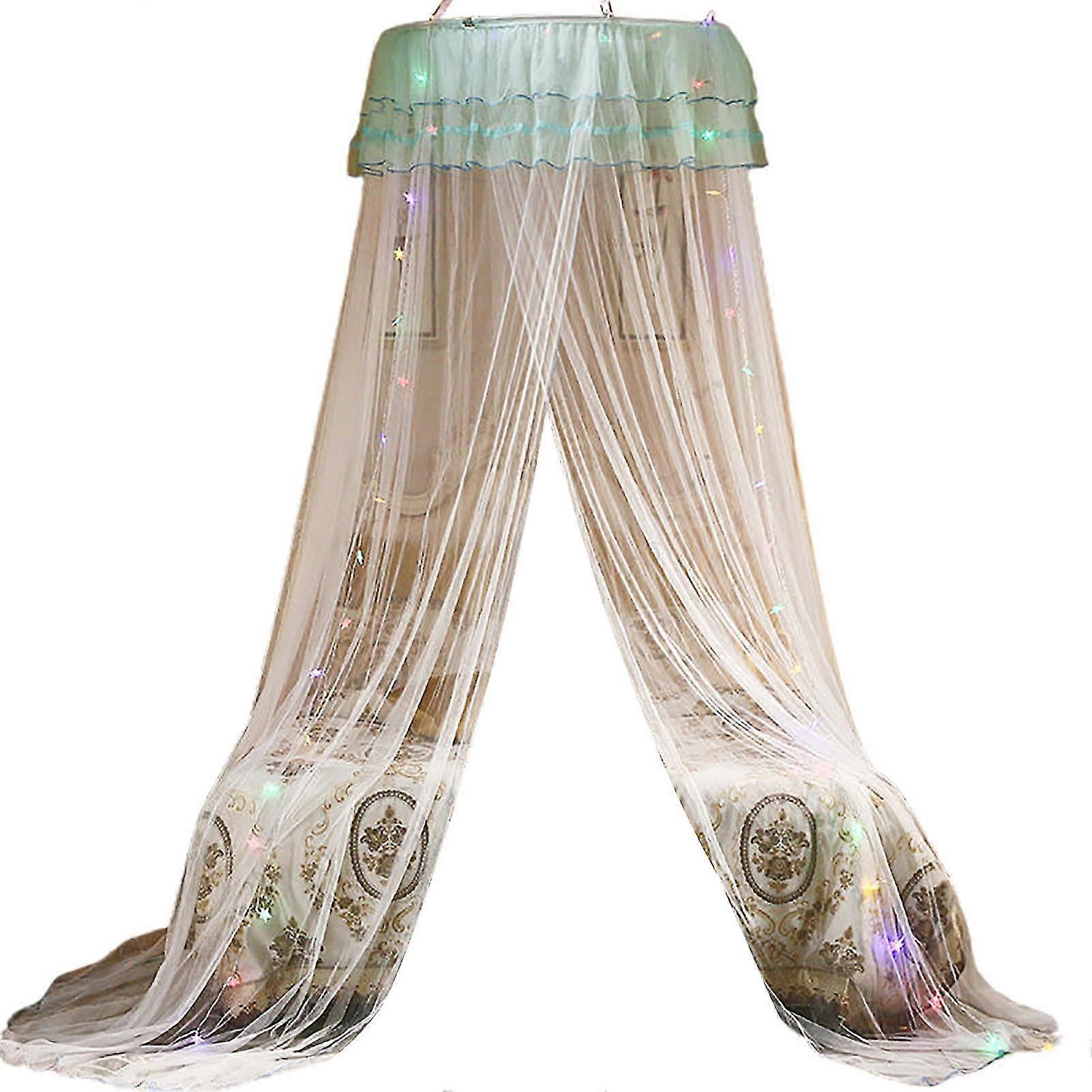 Princess Mesh Canopy Dome Ceiling Mosquito Net - Dust-proof Bedroom Decor