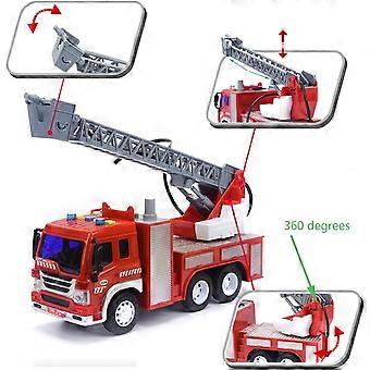 Fire Truck Toy with Lights and Sounds, 10.5