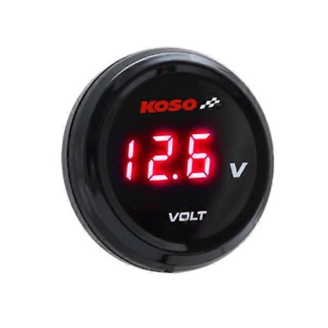 Motorcycle Voltmeter Gauge For XMAX250 300 NMAX CB500X Cb650F YBR125 New Round Mini KOSO Motor Scooter Voltage Meter Instruments